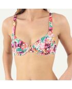 Haut de maillot de bain à armature Hortense rose