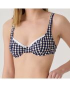 Haut de maillot de bain à armature Brasilia bleu marine
