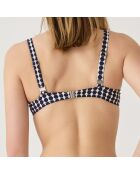 Haut de maillot de bain à armature Brasilia bleu marine
