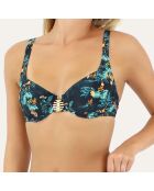 Haut de maillot de bain à armature Cenote vert