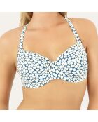 Haut de maillot de bain à armature Riviera bleu