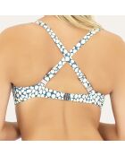 Haut de maillot de bain à armature Riviera bleu