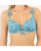 Haut de maillot de bain balconnet à coques Yucatan vert
