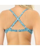 Haut de maillot de bain balconnet à coques Yucatan vert