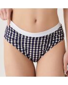 Bas de maillot de bain haute Brasilia bleu marine