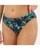 Bas de maillot de bain drapée Cenote vert