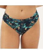Bas de maillot de bain drapée Cenote vert