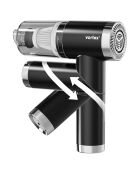 Aspirateur à main sans fil pliable à air comprimé CRC100 noir - 17x5.3x18 cm