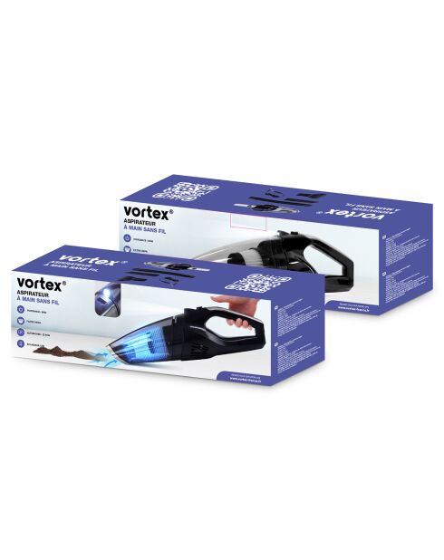 Aspirateur à main sans fil CRC150 noir - 39x10x12 cm