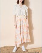 Jupe Polly tie & dye multicolore
