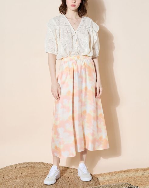 Jupe Polly tie & dye multicolore