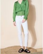 Jean en Coton Bio Lslim blanc
