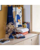 Tablier de cuisine Titouan bleu - 72x85 cm