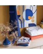 Tablier de cuisine Titouan bleu - 72x85 cm