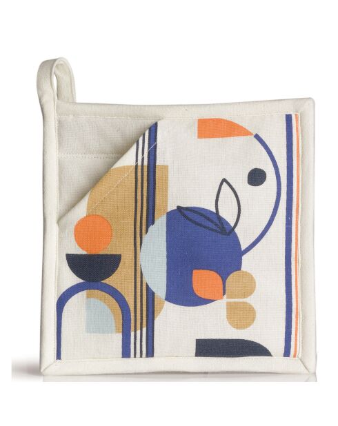 Manique 2 en 1 Titouan multicolore - 20x20 cm
