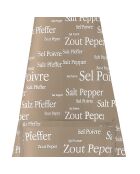 Tablier Sel & Poivre ficelle ficelle - 80x85 cm
