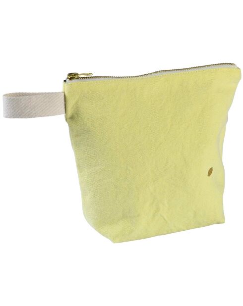 Trousse de toilette en Coton Bio Iona sunshine - 22x18x7.5 cm