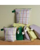 Trousse de toilette en Coton Bio Iona sunshine - 22x18x7.5 cm