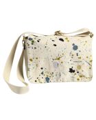 Sac besace en Coton Bio Iona Brigitte multicolore - 18x27x8 cm