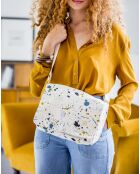 Sac besace en Coton Bio Iona Brigitte multicolore - 18x27x8 cm
