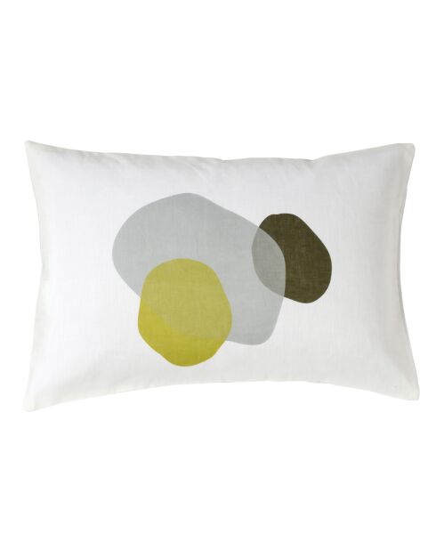 Housse de coussin 100% Lin Pia brume - 60x40 cm