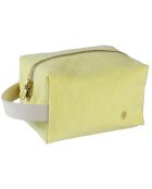 Trousse cube en Coton Bio Iona sunshine - 15.5x10x10 cm