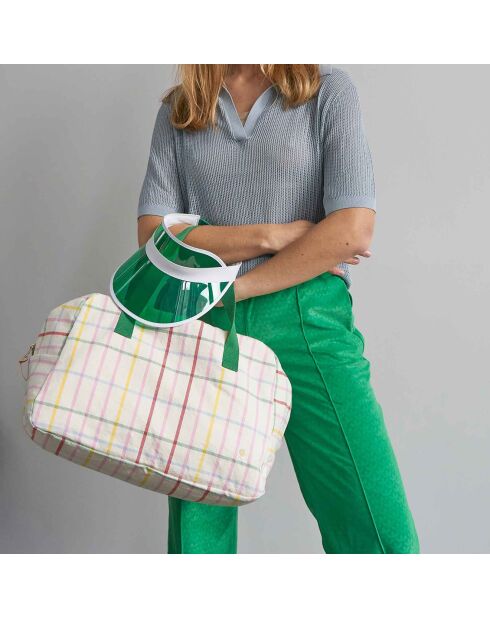 Sac week-end en Coton Bio Fair Play multicolore - 28x42x20 cm