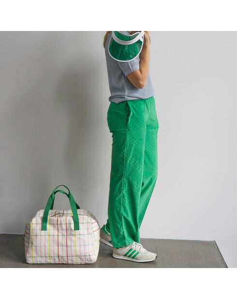 Sac week-end en Coton Bio Fair Play multicolore - 28x42x20 cm