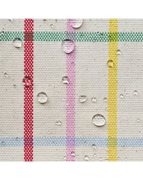 Sac week-end en Coton Bio Fair Play multicolore - 28x42x20 cm