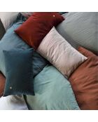 Housse de coussin Mona celadon - 80x80 cm