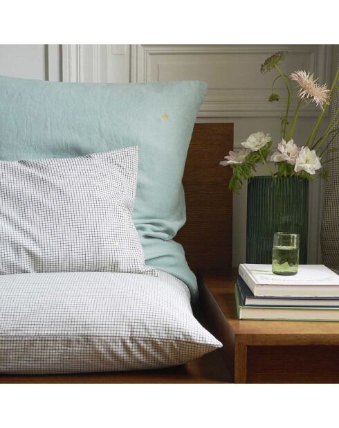 Housse de coussin Mona celadon - 80x80 cm