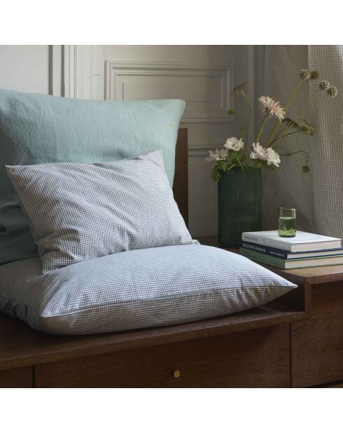 Housse de coussin Mona celadon - 80x80 cm