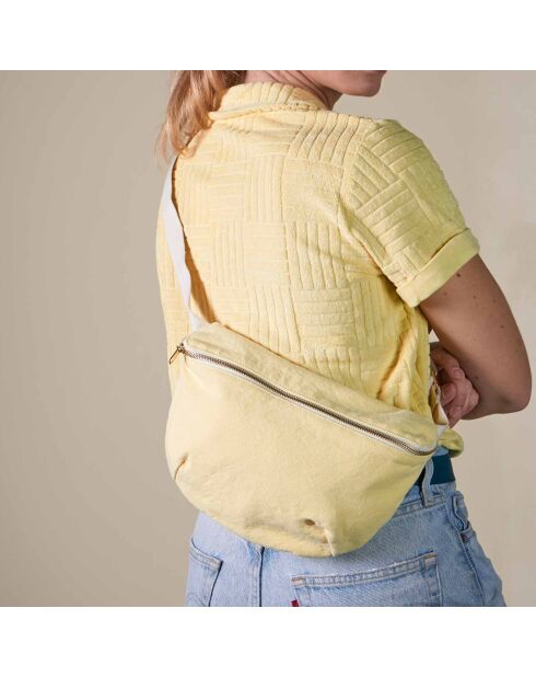 Sac banane en Coton Bio Iona sunshine - 19x28 cm