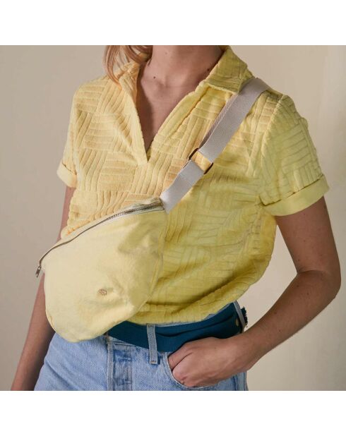 Sac banane en Coton Bio Iona sunshine - 19x28 cm