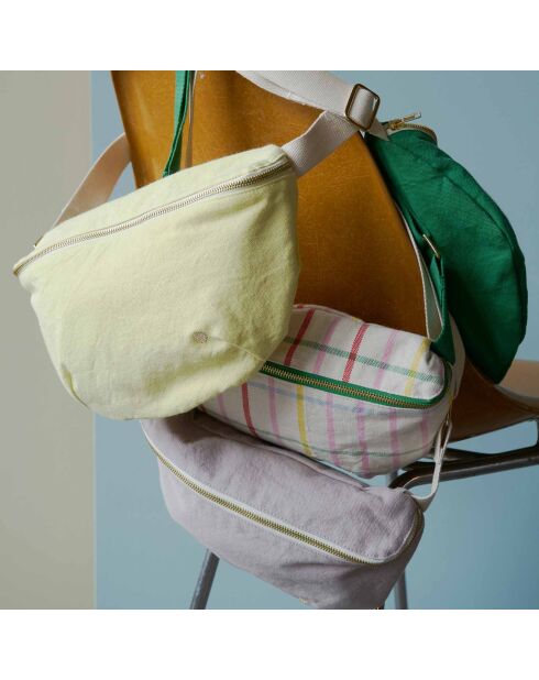 Sac banane en Coton Bio Iona sunshine - 19x28 cm