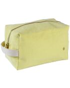 Trousse cube en Coton Bio Iona sunshine - 22x14x10.5 cm