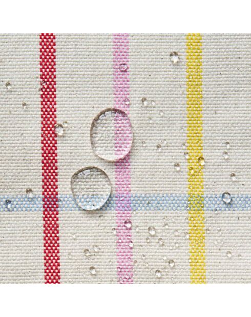 Sac cabas en Coton Bio Fair Play multicolore - 38x46x18 cm