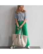 Sac cabas en Coton Bio Fair Play multicolore - 38x46x18 cm