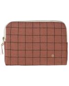Housse iPad Oscar rhubarbe - 19x26x3 cm