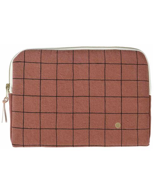 Housse iPad Oscar rhubarbe - 19x26x3 cm