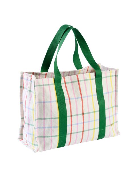 Sac daily en Coton Bio Fair Play multicolore - 25x38x15 cm
