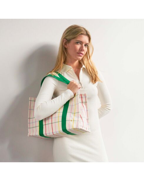 Sac daily en Coton Bio Fair Play multicolore - 25x38x15 cm