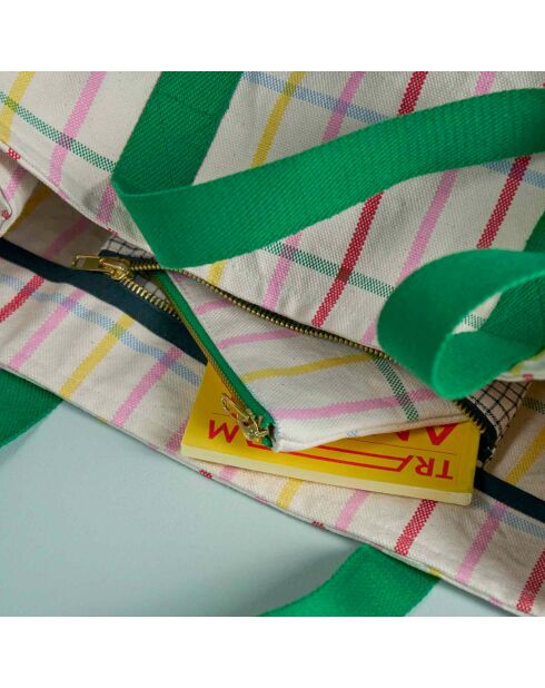 Sac daily en Coton Bio Fair Play multicolore - 25x38x15 cm