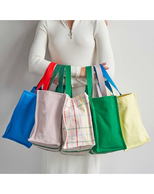 Sac daily en Coton Bio Fair Play multicolore - 25x38x15 cm