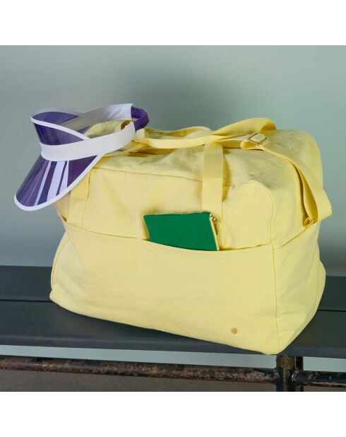Sac voyage en Coton Bio Iona sunshine - 30x42x20 cm