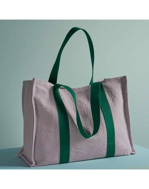 Sac daily en Coton Bio Iona Poivre rose - 25x38x15 cm