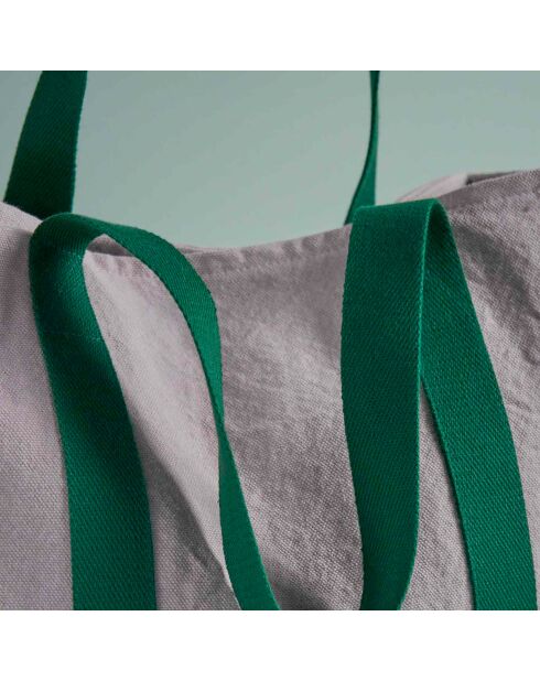 Sac daily en Coton Bio Iona Poivre rose - 25x38x15 cm
