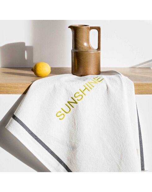 Torchon Bergamote sunshine - 80x50 cm