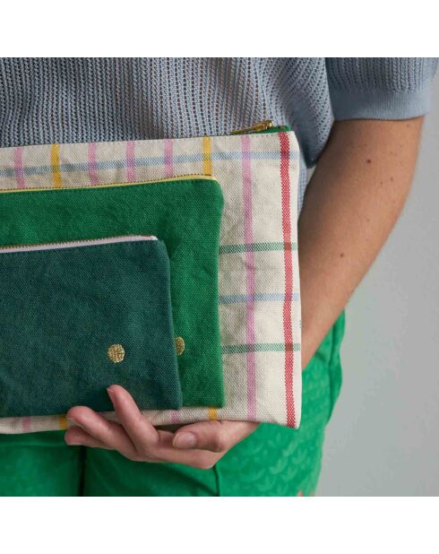 Pochette en Coton Bio Fair Play L multicolore