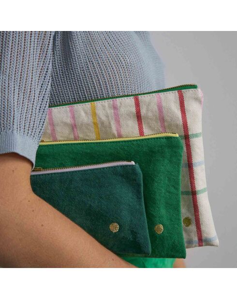 Pochette en Coton Bio Fair Play L multicolore